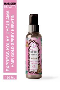 Hanser Professional Hair Gold Şekillendirici Islak Görünümlü Keratinli Güçlü Saç Spreyi 150 ml