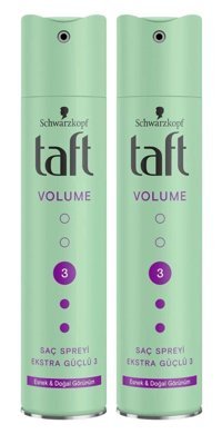 Schwarzkopf Taft True Sabitleyici Islak Görünümlü Provitaminli Ekstra Güçlü Saç Spreyi 2x250 ml