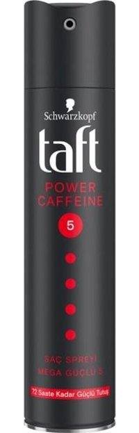 Schwarzkopf Taft Power Caffein No: 5 Sabitleyici Islak Görünümlü Provitaminli Saç Spreyi 250 ml