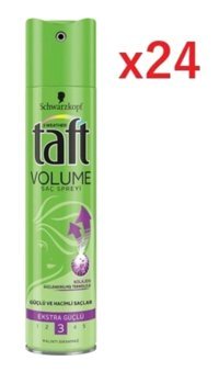 Schwarzkopf Taft Sabitleyici Islak Görünümlü Provitaminli Güçlü Saç Spreyi 24x250 ml