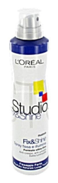 L'Oreal Paris Studio Fix & Shine Şekillendirici Islak Görünümlü Keratinli Güçlü Saç Spreyi 250 ml