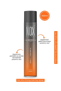 Morfose Nox Şekillendirici Islak Görünümlü Provitaminli Ekstra Güçlü Saç Spreyi 400 ml