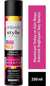 Urban Style Guide Max Hold Sabitleyici Islak Görünümlü Provitaminli Hafif Saç Spreyi 250 ml