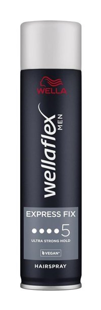 Wella Men Express Fix Sabitleyici Islak Görünümlü Provitaminli Ekstra Güçlü Saç Spreyi 250 ml