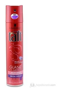 Schwarzkopf Taft Glanz Haarlack Sabitleyici Islak Görünümlü Provitaminli Ekstra Güçlü Saç Spreyi 250 ml