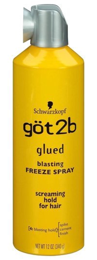 Schwarzkopf Got2B - Glued Blasting Freeze Şekillendirici Islak Görünümlü Keratinli Güçlü Saç Spreyi 340 ml