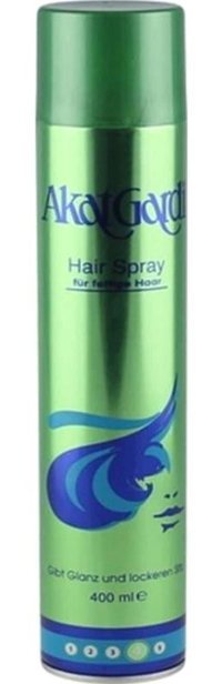 Akat Gardi Yağlı Saçlar - Yeşil Şekillendirici Islak Görünümlü Keratinli Güçlü Saç Spreyi 400 ml
