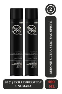 Red One Sabitleyici Islak Görünümlü Provitaminli Ekstra Güçlü Saç Spreyi 2x400 ml
