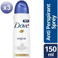 Dove Pudrasız Ter Önleyici Antiperspirant Sprey Kadın Deodorant 3x150 ml