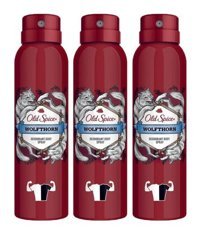 Old Spice Wolfthorn Pudrasız Ter Önleyici Sprey Erkek Deodorant 3x150 ml