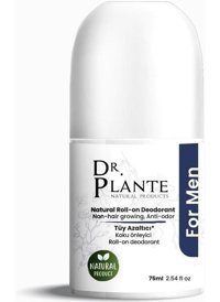 Dr.Plante Doğal Pudrasız Organik Roll-On Erkek Deodorant 75 ml