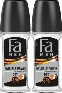 Fa Invisible Power Pudrasız Ter Önleyici Antiperspirant Roll-On Erkek Deodorant 2x50 ml