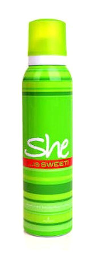 She Is Sweet Pudrasız Ter Önleyici Sprey Kadın Deodorant 100 ml