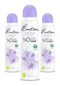 Emotion Floral Pudrasız Sprey Kadın Deodorant 3x150 ml