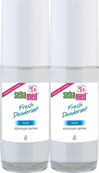 Sebamed Fresh Pudrasız Organik Roll-On Kadın Deodorant 2x50 ml