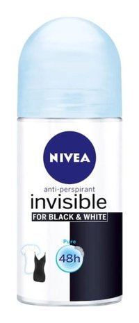 Nivea Black&White Invisible Power Pudrasız Ter Önleyici Antiperspirant Roll-On Kadın Deodorant 50 ml
