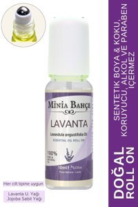 Minia Bahçe Lavanta Pudrasız Ter Önleyici Organik Roll-On Kadın Deodorant 10 ml
