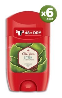Old Spice Citron Pudrasız Ter Önleyici Antiperspirant Stick Erkek Deodorant 6x50 ml