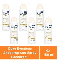 Dove Pudrasız Ter Önleyici Antiperspirant Sprey Kadın Deodorant 6x150 ml