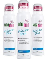 Sebamed Fresh Pudrasız Ter Önleyici Antiperspirant Organik Sprey Kadın Deodorant 3x150 ml