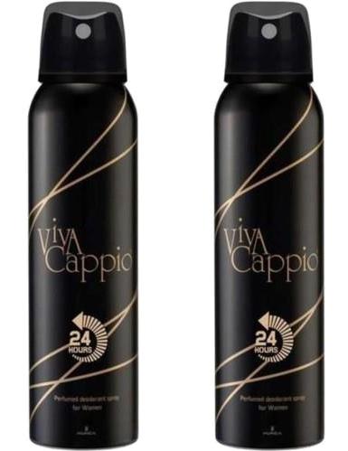 Viva Cappio Pudrasız Ter Önleyici Antiperspirant Sprey Kadın Deodorant 2x150 ml