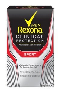 Rexona Clinical Protection Sport Pudrasız Ter Önleyici Antiperspirant Stick Erkek Deodorant 45 ml