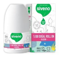 Siveno Vegan Pudrasız Ter Önleyici Organik Roll-On Kadın Deodorant 50 ml