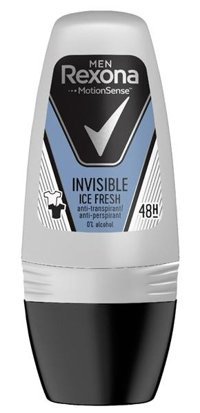 Rexona Invisible Ice Pudralı Ter Önleyici Antiperspirant Roll-On Erkek Deodorant 50 ml