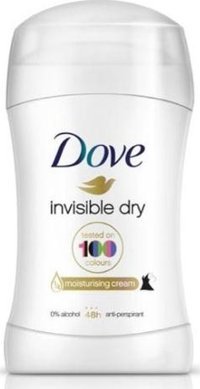 Dove Invisible Pudrasız Ter Önleyici Antiperspirant Stick Kadın Deodorant 4x40 ml