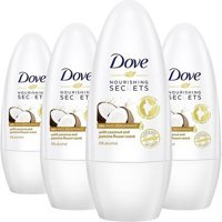 Dove Pudrasız Ter Önleyici Antiperspirant Roll-On Kadın Deodorant 4x50 ml