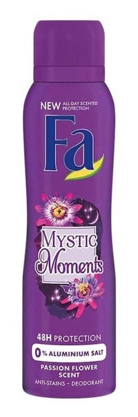 Fa Mystic Mots Passion Flower Scent Pudrasız Ter Önleyici Sprey Erkek Deodorant 150 ml