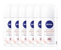 Nivea Powder Touch Pudrasız Ter Önleyici Antiperspirant Roll-On Kadın Deodorant 6x50 ml