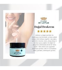 Pure By Lotus Çay Ağacı Pudrasız Ter Önleyici Organik Krem Kadın Deodorant 50 ml