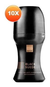 Avon Black Suede Pudrasız Ter Önleyici Antiperspirant Roll-On Erkek Deodorant 10x50 ml