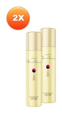 Avon Far Away Pudrasız Sprey Kadın Deodorant 2x75 ml
