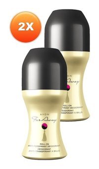Avon Far Away Pudrasız Ter Önleyici Antiperspirant Roll-On Kadın Deodorant 2x50 ml