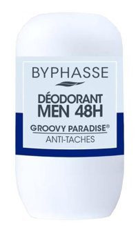 Byphasse Groovy Paradise Pudrasız Roll-On Erkek Deodorant 50 ml