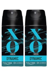 Xo Dynamic Pudrasız Sprey Erkek Deodorant 2x150 ml