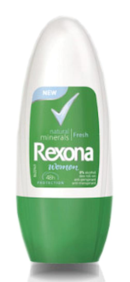 Rexona Natural Minerals Fresh Pudrasız Ter Önleyici Organik Roll-On Kadın Deodorant 50 ml