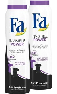 Fa Invisible Power Pudralı Ter Önleyici Antiperspirant Sprey Kadın Deodorant 2x150 ml