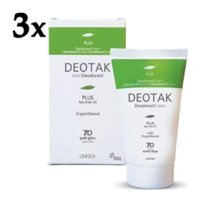 Deotak Plus Pudrasız Ter Önleyici Krem Unisex Deodorant 3x35 ml