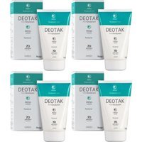Deotak Fresh Tol Pudrasız Krem Unisex Deodorant 4x35 ml