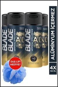 Blade Artificial Intelligence 1.0 Pudrasız Ter Önleyici Sprey Erkek Deodorant 4x150 ml
