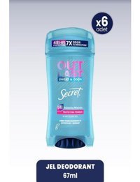 Secret Outlast Pudralı Ter Önleyici Antiperspirant Jel Kadın Deodorant 6x67 gr
