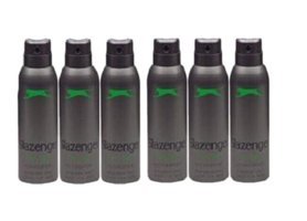 Slazenger Active Sport Yeşil Pudrasız Ter Önleyici Sprey Erkek Deodorant 6x150 ml