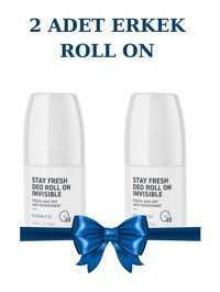 Farmasi Invisible Pudrasız Ter Önleyici Antiperspirant Roll-On Erkek Deodorant 50 ml
