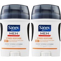Sanex Dermo Sensitive Pudrasız Ter Önleyici Antiperspirant Stick Erkek Deodorant 2x50 ml