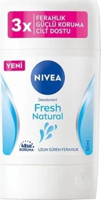 Nivea Natural Fresh Pudrasız Ter Önleyici Stick Kadın Deodorant 12x50 ml