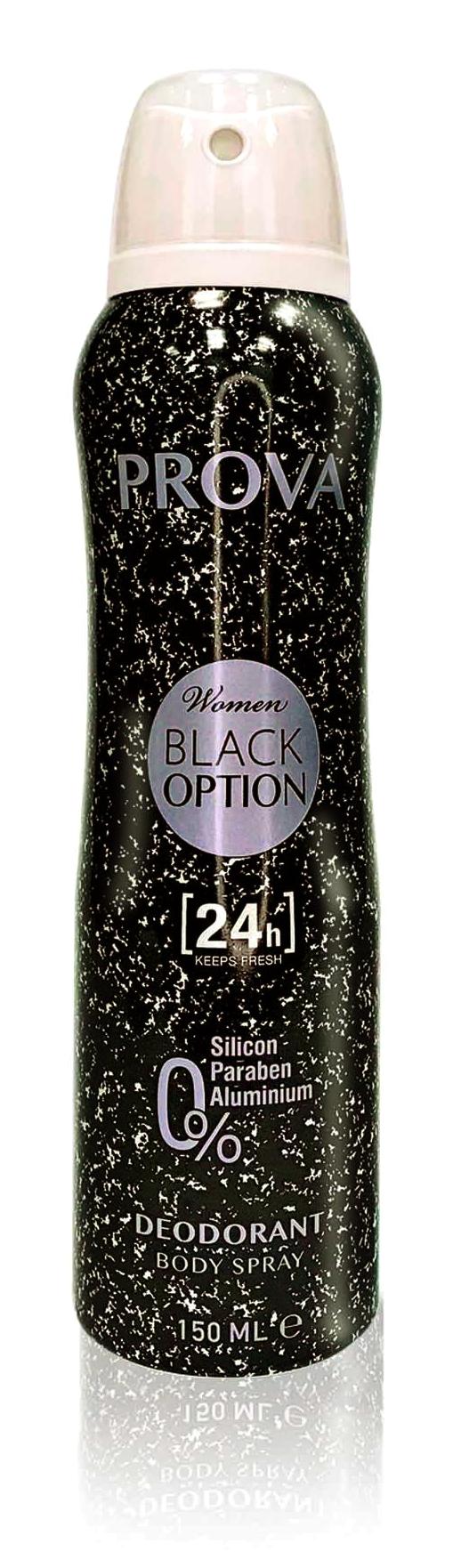 Prova Option Pudralı Ter Önleyici Sprey Kadın Deodorant 150 ml