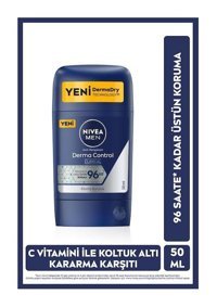 Nivea Clinical Derma Control Pudrasız Ter Önleyici Antiperspirant Stick Erkek Deodorant 50 ml